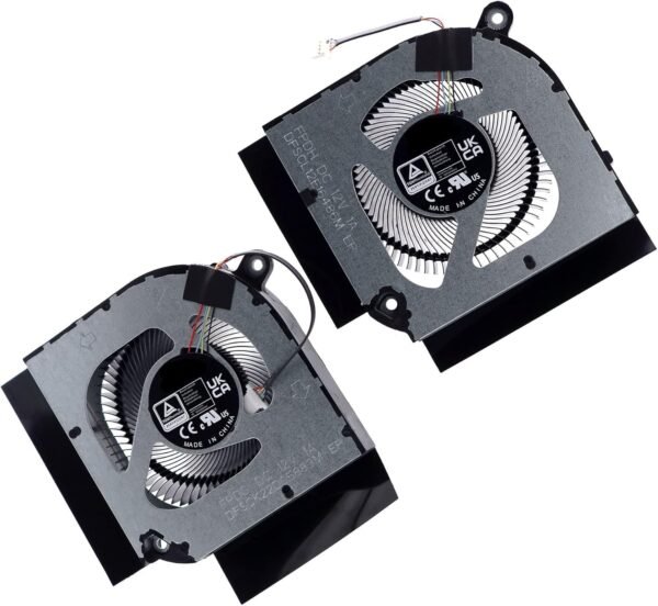 CPU GPU Fan - Acer Nitro 16 AN16-41-R0V5, AN16-41-R0VC, AN16-41-R0YX, AN16-41-R0ZY, AN16-41-R148 (12 Volt)