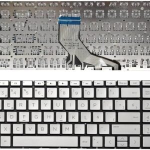 Compatible HP 15-CS, 15-DA, 15-DB, 15-DF, 15-DK, 15-DR, 15-EC, 15S-DU Laptop Keyboard Silver
