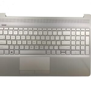 Laptop Palmrest Upper Cover Case for HP 15-DA 15-DB TPN-C135 TPN-C136 250 G7 255 G7 256 G7 L20387-001 Silver