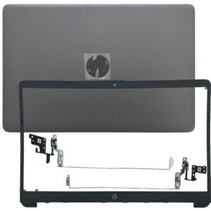 Top Lid Cover For 15-DW 15S-DY 15S-DU LCD Back Cover + Front Bezel + Hinges (GREY)